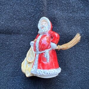 Vintage Goebel Santa Claus Figurine With Broom #43350-09 Christmas